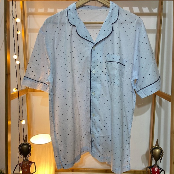 Lands End Cotton Popline Shirt. Size - XL ( Fit L- XXL) - Picture 5 of 6